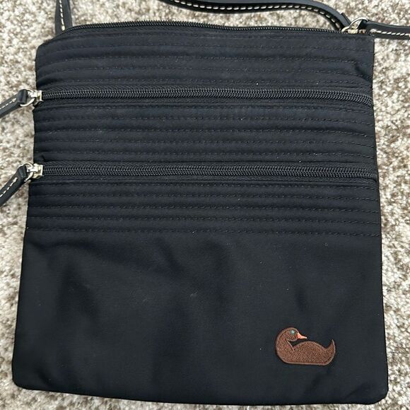 Dooney & Bourke Black Nylon Crossbody Bag - Picture 2 of 8